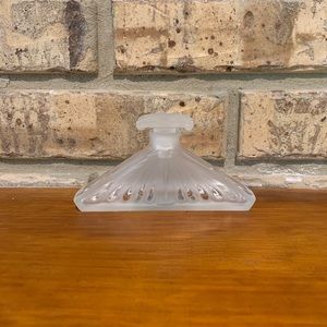 vintage 1986 Brosse glass perfume bottle